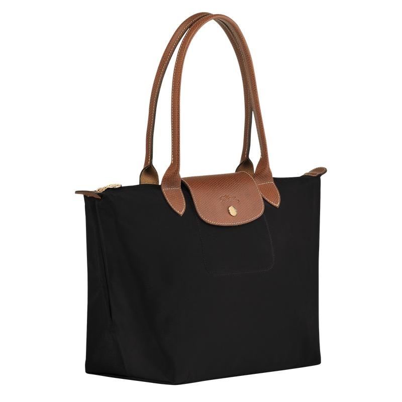 Longchamp Le Pliage Original M Tote Tassen Dames Zwart | 432958-ITX