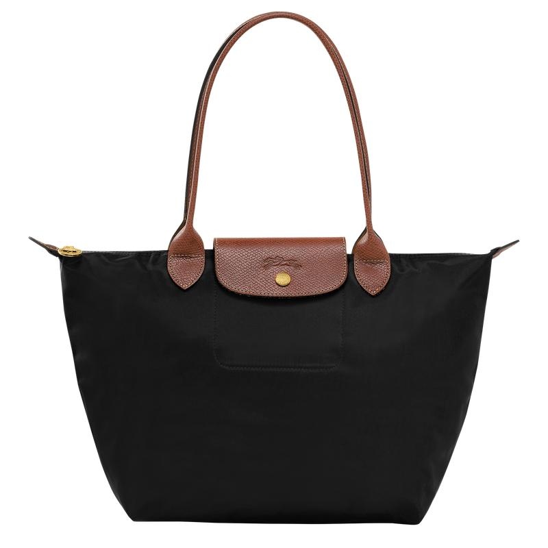 Longchamp Le Pliage Original M Tote Tassen Dames Zwart | 432958-ITX