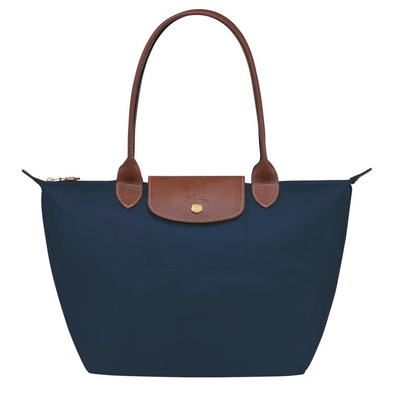 Longchamp Le Pliage Original M Tote Tassen Dames Donkerblauw | 829735-TLR