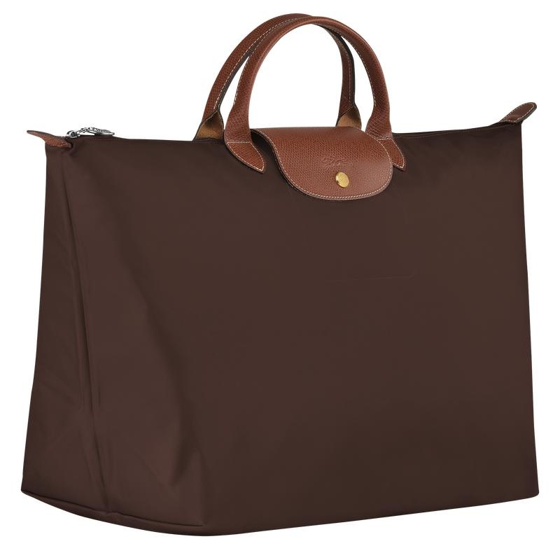 Longchamp Le Pliage Original S Reistas Dames Bruin | 014987-ZWJ