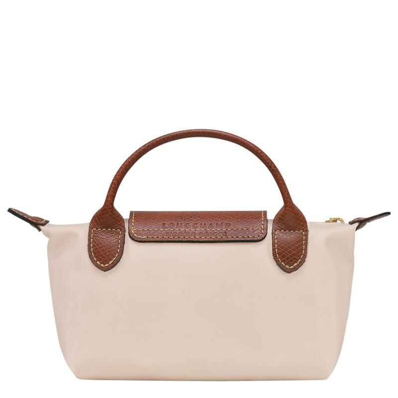 Longchamp Le Pliage Original with handle Zak Heren Wit | 037528-HAW