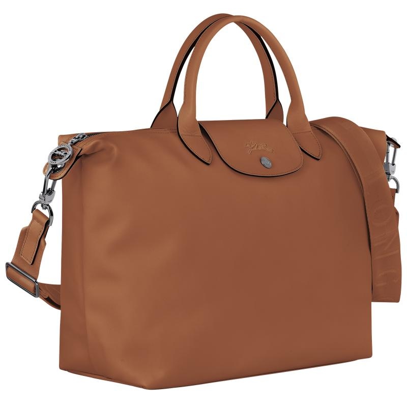 Longchamp Le Pliage Xtra L Handtas Dames Bruin | 521309-RKI