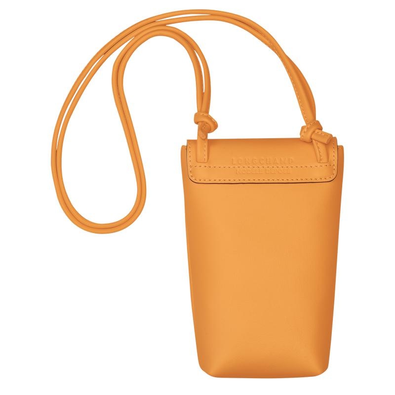 Longchamp Le Pliage Xtra with leather lace Hoesje Dames Abrikoos Oranje | 412076-BLD