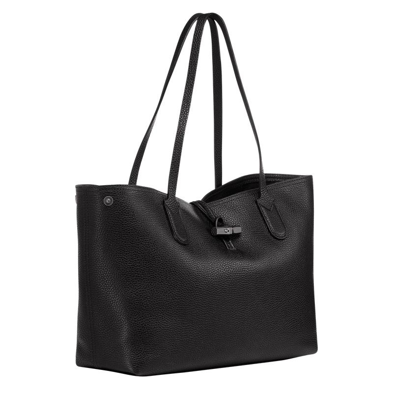 Longchamp Roseau Essential L Tote Tassen Dames Zwart | 530896-IPR