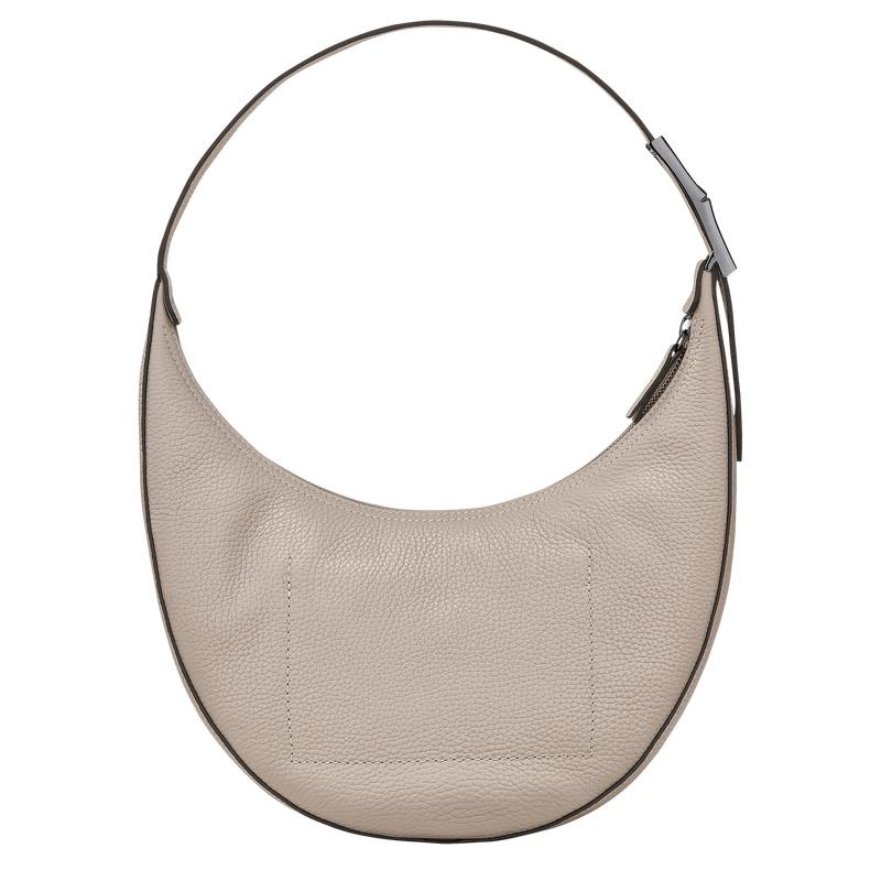 Longchamp Roseau Essential M Hobo Tas Dames Grijs | 146372-EZD