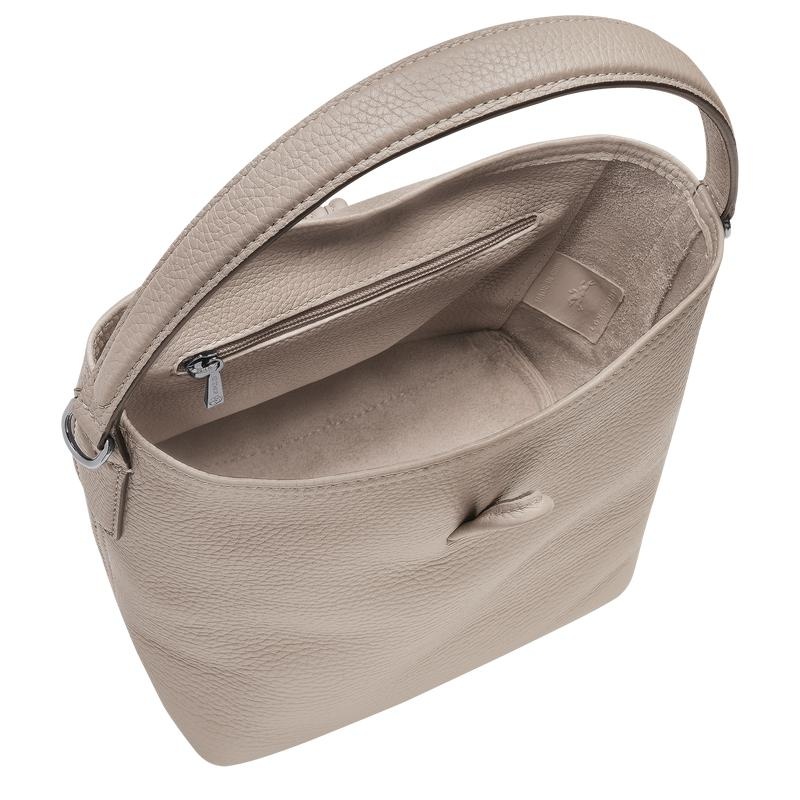 Longchamp Roseau Essential XS Buckettas Dames Grijs | 483270-LHP