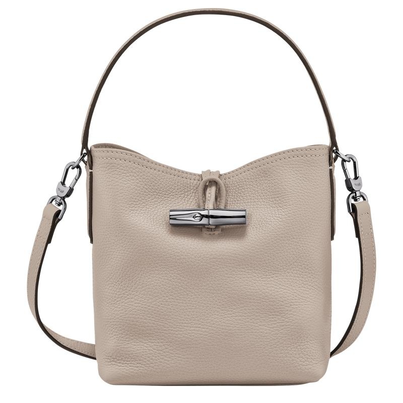 Longchamp Roseau Essential XS Buckettas Dames Grijs | 483270-LHP