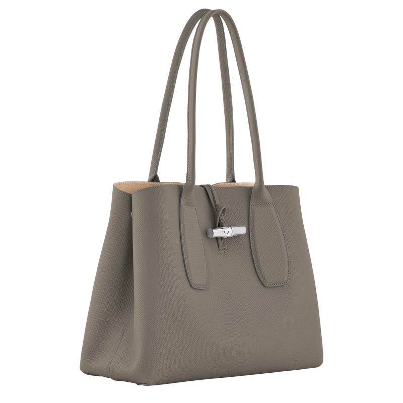 Longchamp Roseau L Tote Tassen Dames Grijs | 634021-OZA