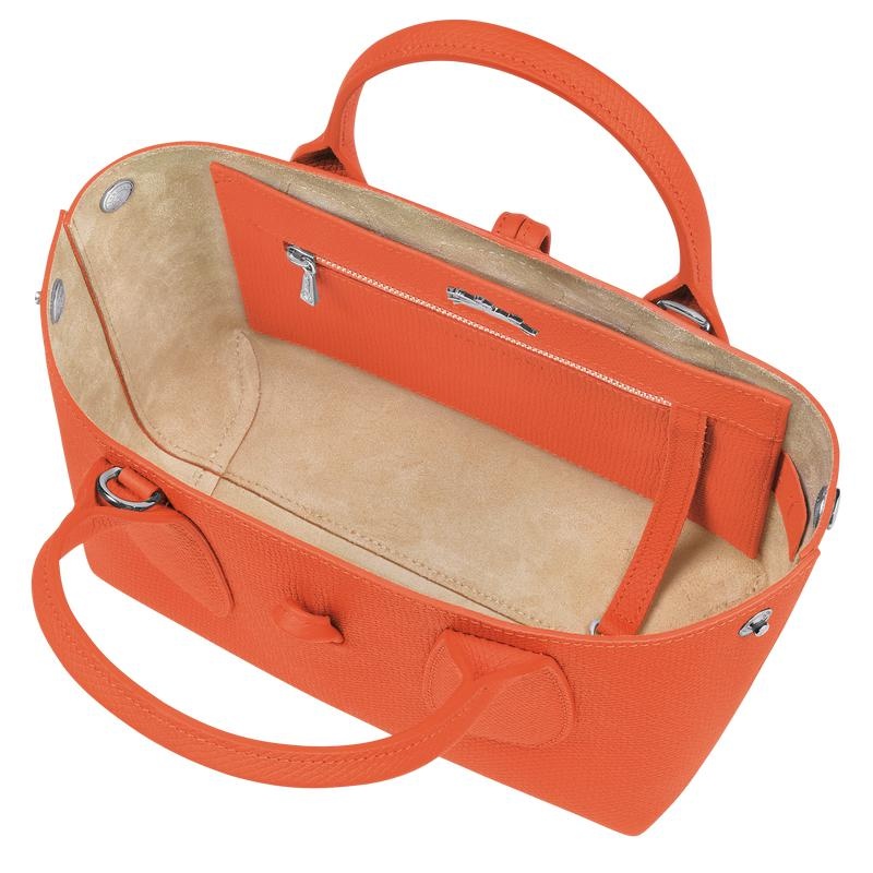 Longchamp Roseau S Handtas Dames Oranje | 128657-GAR