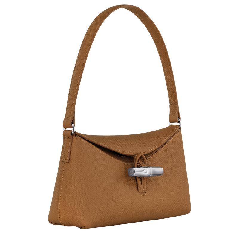 Longchamp Roseau S Hobo Tas Dames Bruin | 905813-LYZ