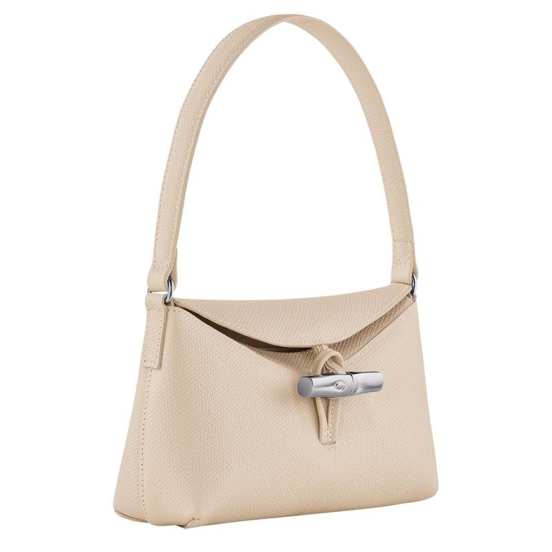 Longchamp Roseau S Hobo Tas Dames Wit | 192583-EAO