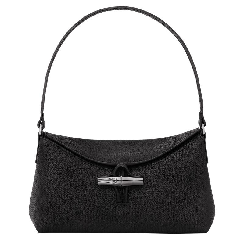 Longchamp Roseau S Hobo Tas Dames Zwart | 497362-COQ