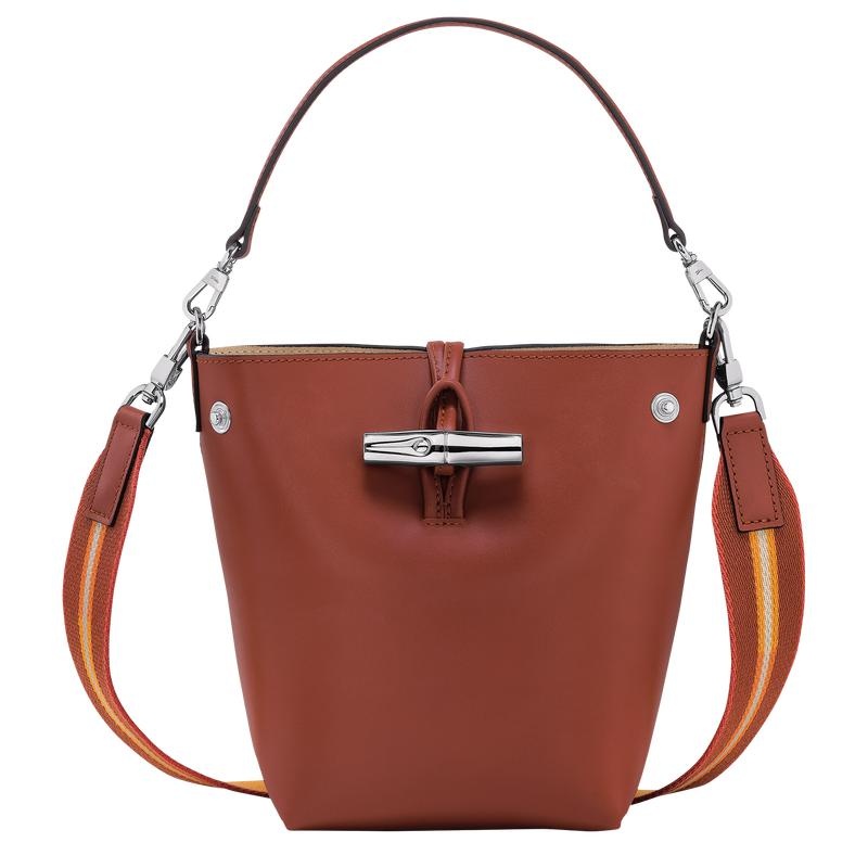 Longchamp Roseau XS Buckettas Dames Bruin | 294785-VXB