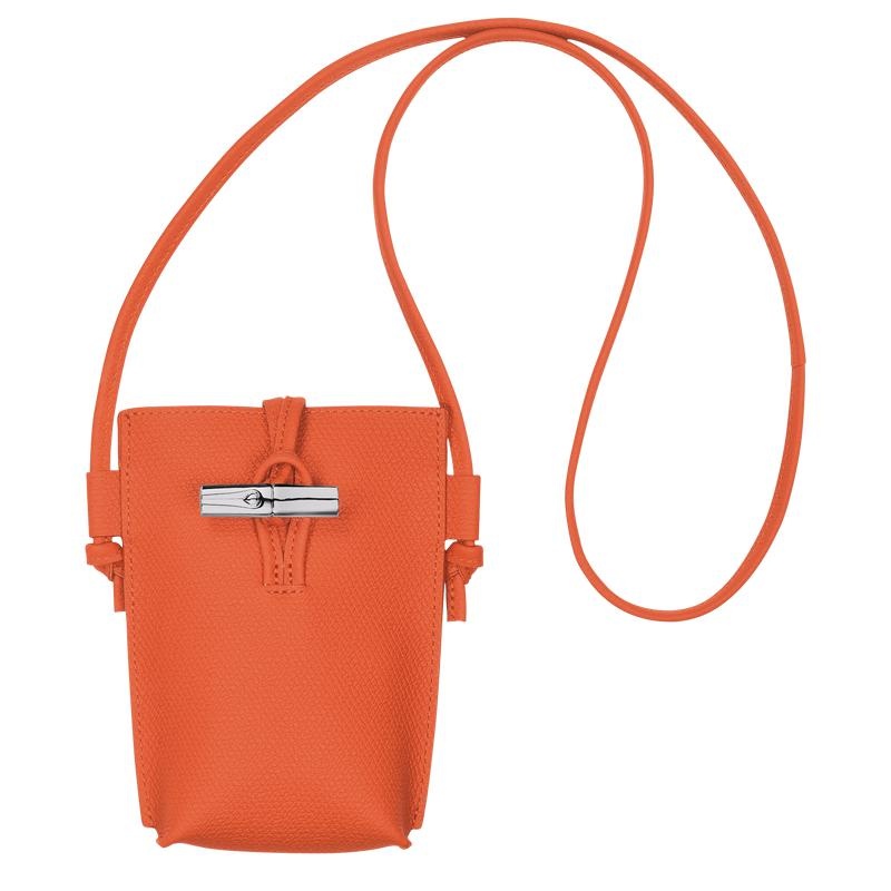 Longchamp Roseau with lace Hoesje Dames Oranje | 759163-JEX