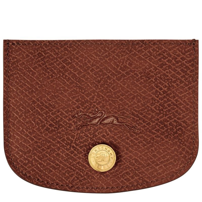 Longchamp Épure Kaarthouder Dames Bruin | 890714-VEU