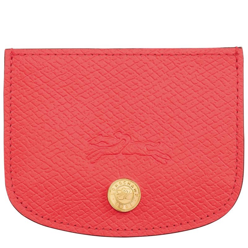 Longchamp Épure Kaarthouder Heren Rood | 402619-TJL