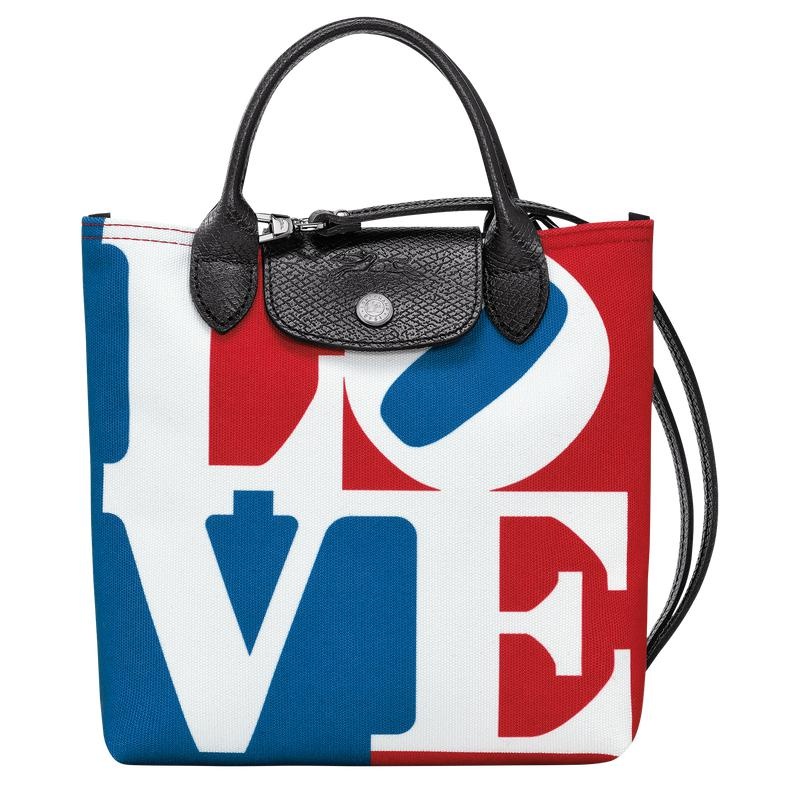 Longchamp x Robert Indiana XS Crossbodytassen Dames Wit | 375948-GJT