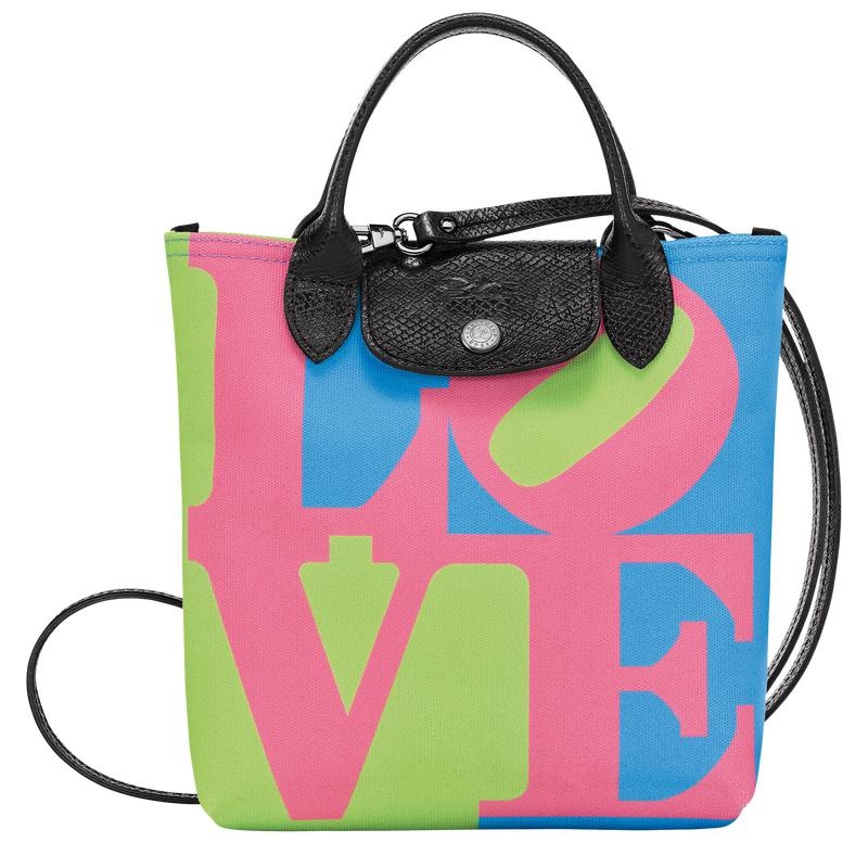 Longchamp x Robert Indiana XS Crossbodytassen Dames Roze | 814065-OGT