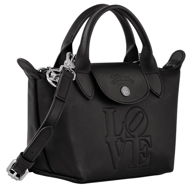 Longchamp x Robert Indiana XS Handtas Dames Zwart | 865091-XZA