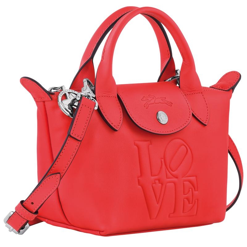 Longchamp x Robert Indiana XS Handtas Dames Rood | 420597-UHX