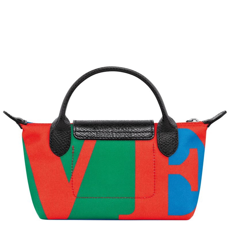 Longchamp x Robert Indiana Zak Dames Red/Navy | 658231-CQA